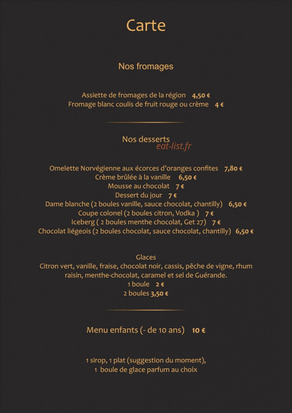 La Téranga — carte page 4