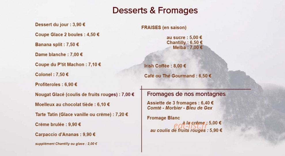 Le P'tit Machon — carte page 6