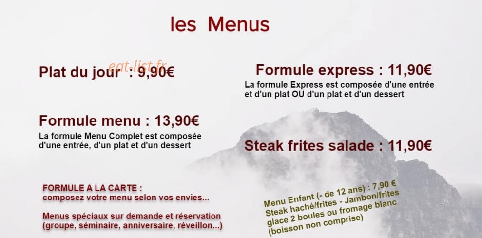 Le P'tit Machon — carte page 1