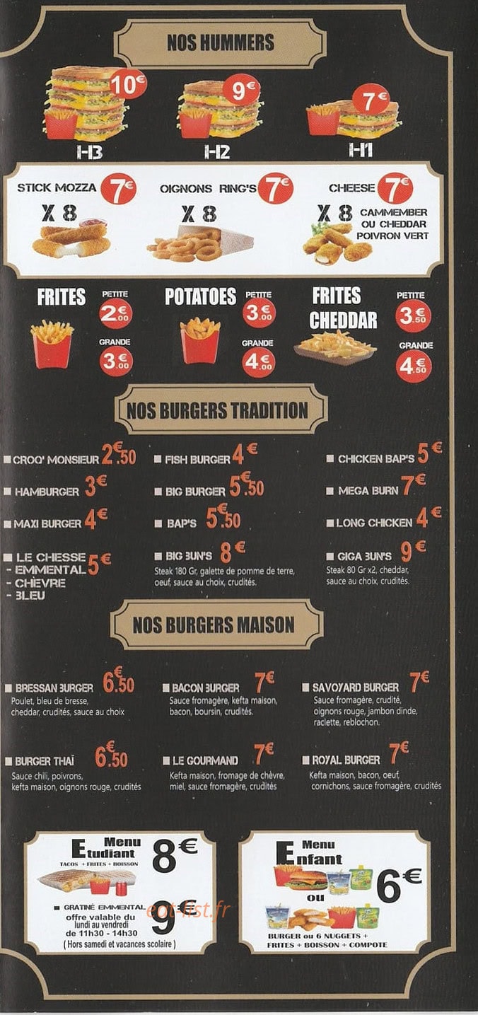 Royal Food 39 — carte page 5