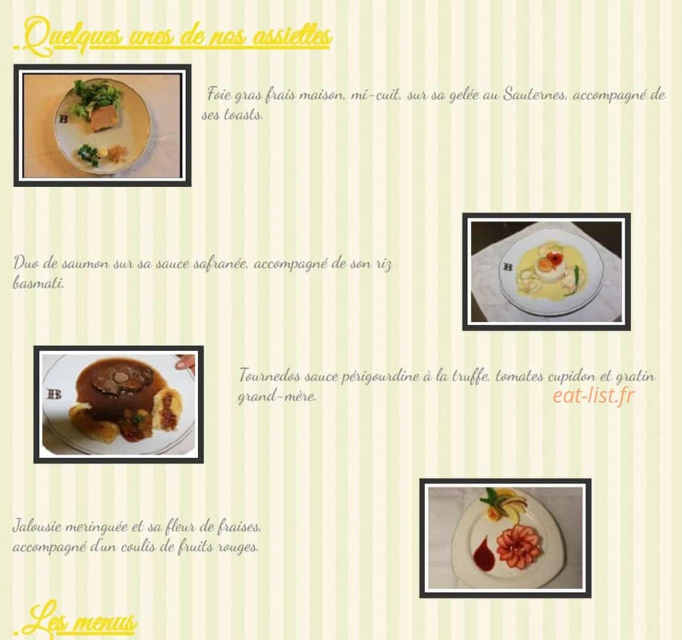Le Belvédère — carte page 1