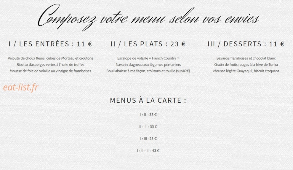 L'Atelier — carte page 1
