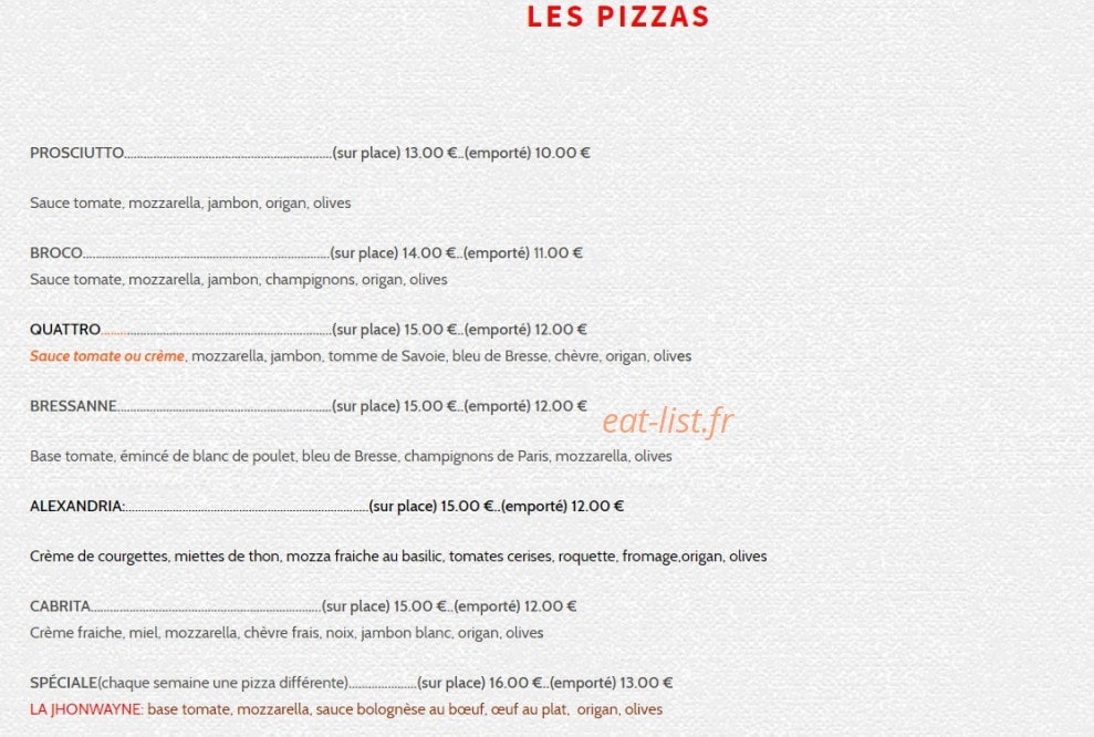 L'Atelier — carte page 2