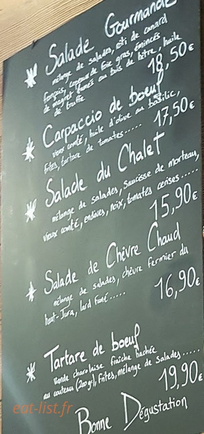 Chalet Regain — carte page 3