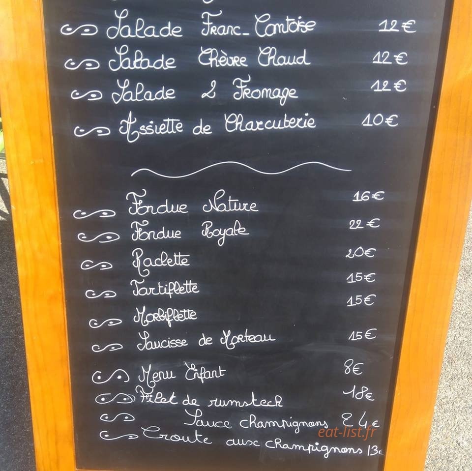 La Fromagerie — carte page 1