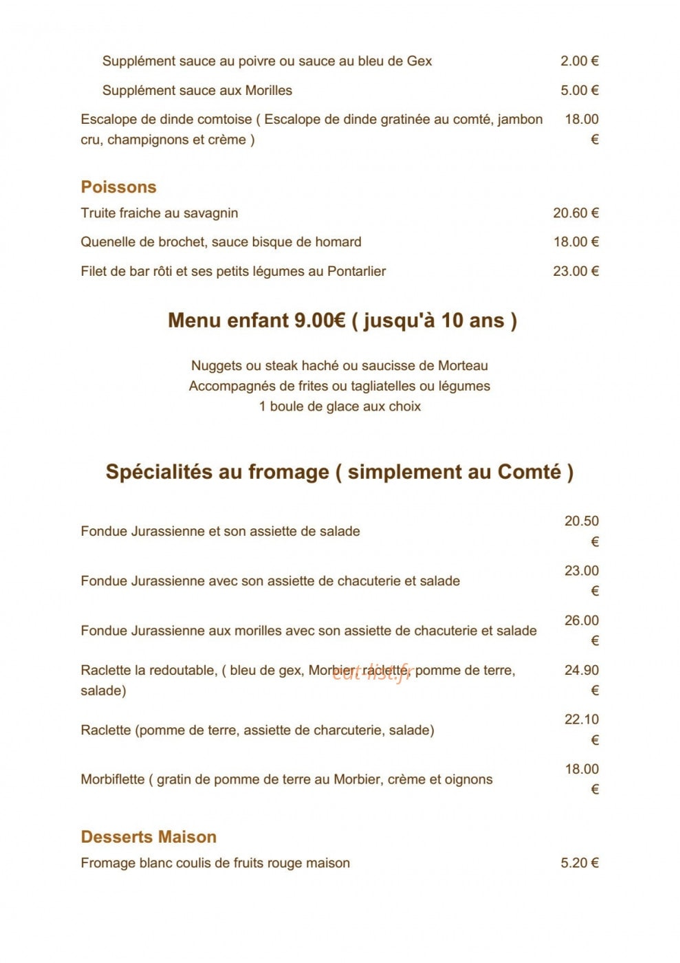 La Redoute — carte page 2