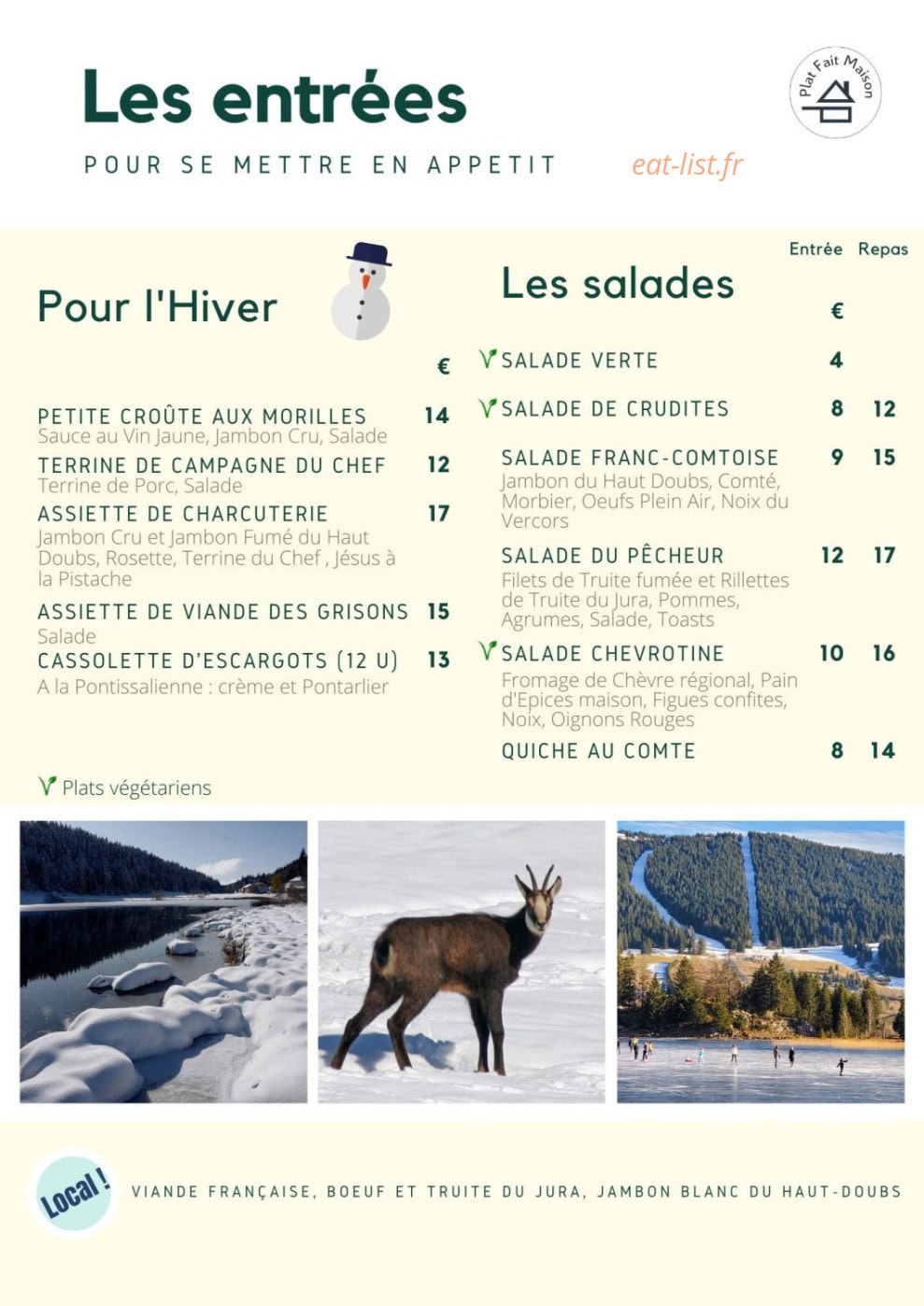 Le Gai Pinson — carte page 5