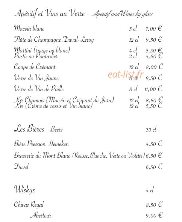 Le Manoir des Montagnes — carte page 2