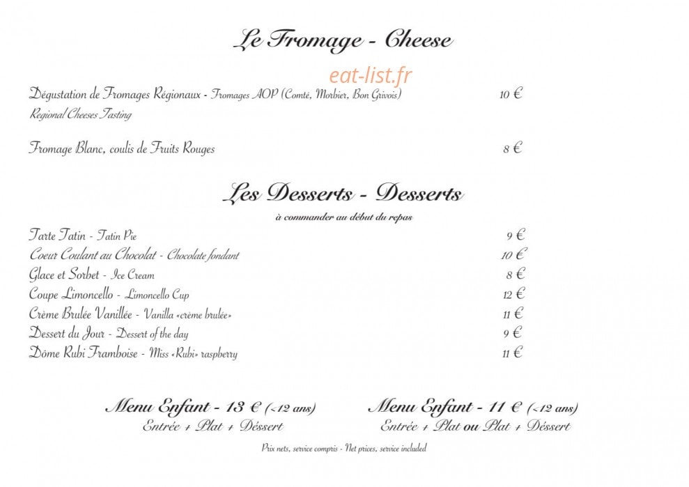 Le Manoir des Montagnes — carte page 6