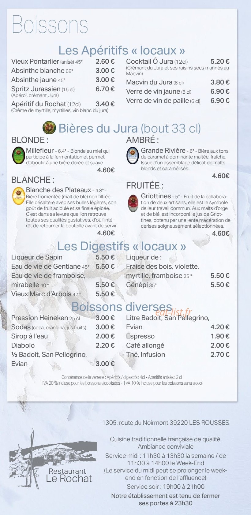Le Rochat — carte page 6