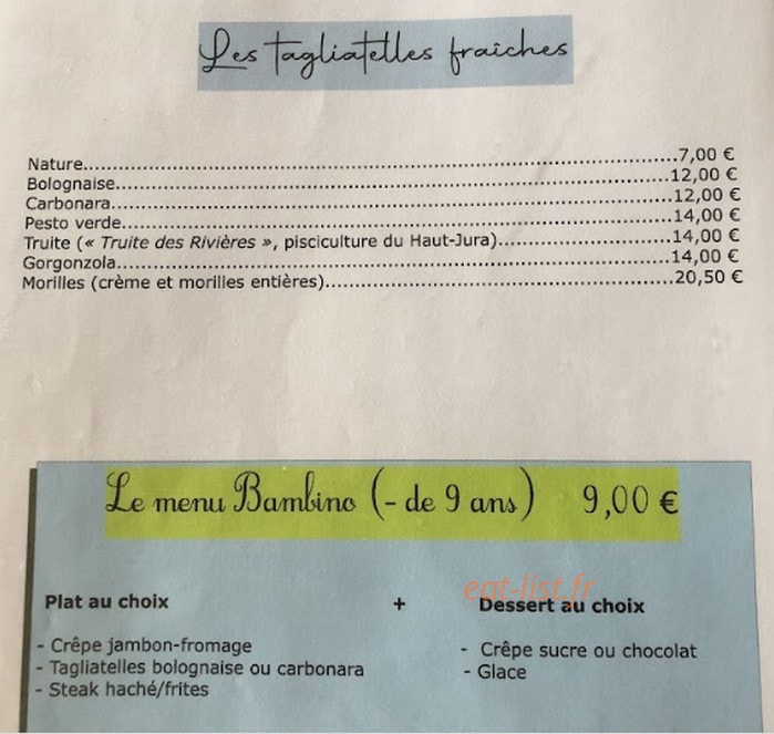 Télémark'Afé — carte page 1