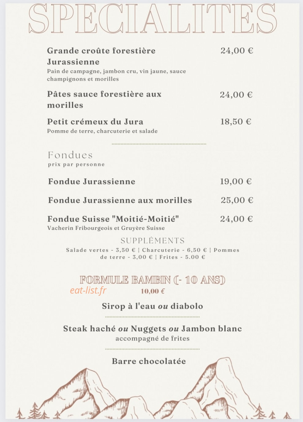 La Grange de La Dole — carte page 5