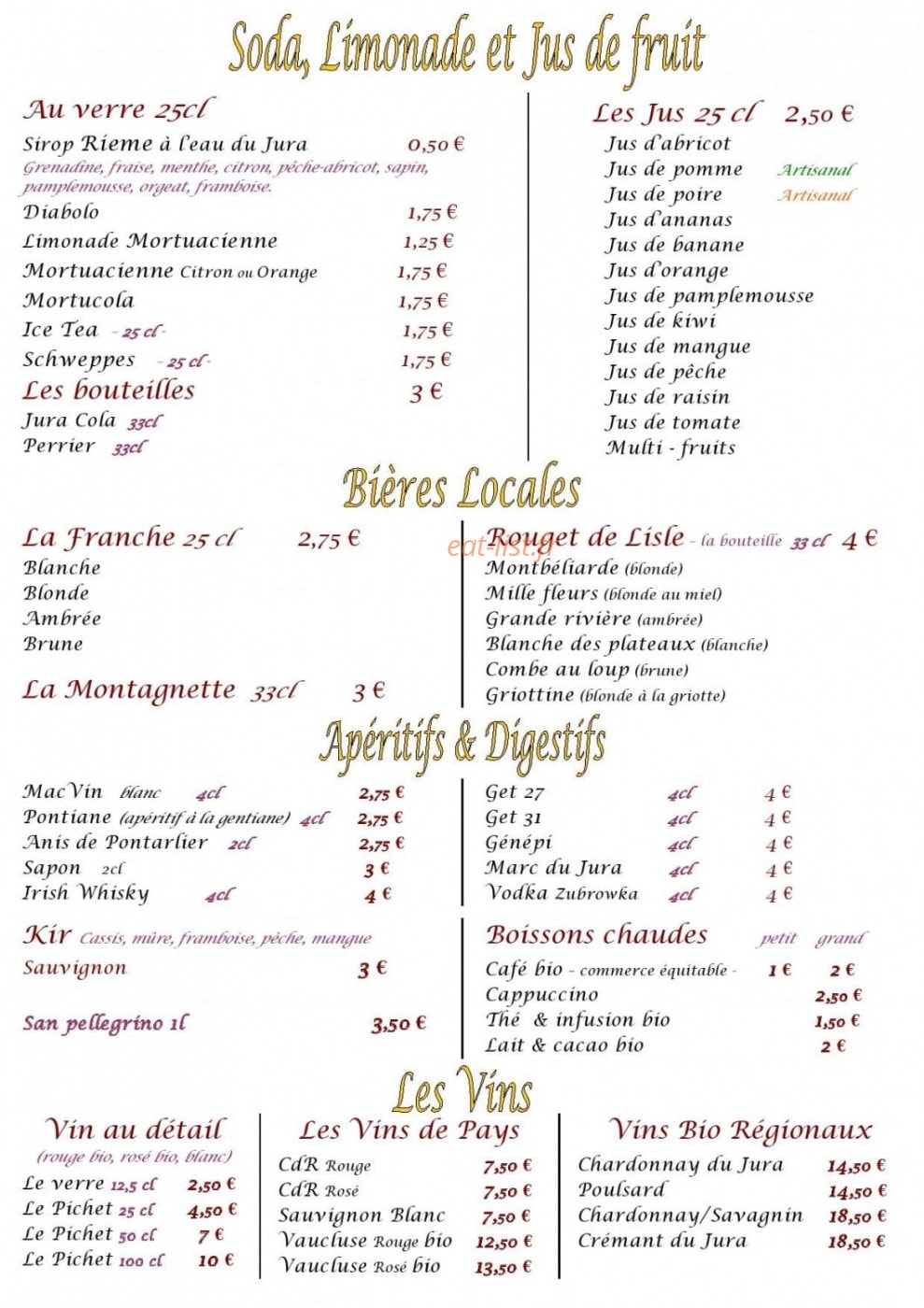 La Caborne — carte page 6