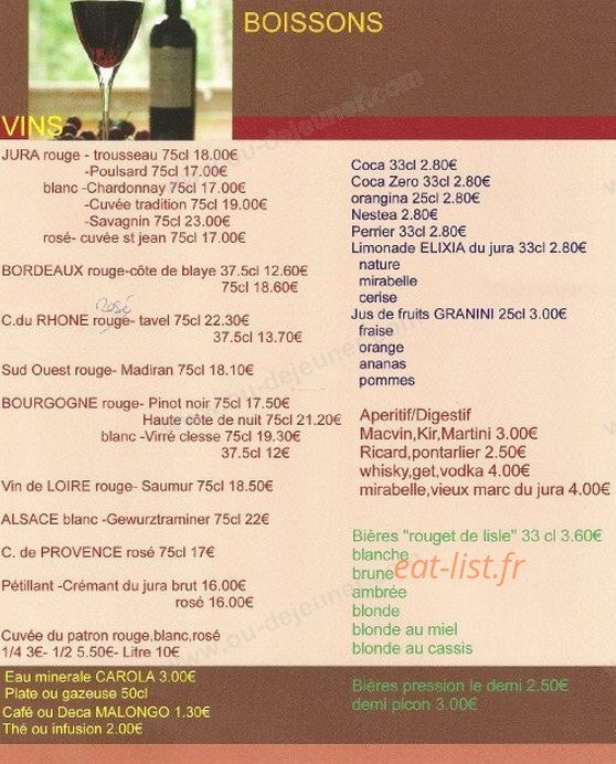 La Maisouline — carte page 7