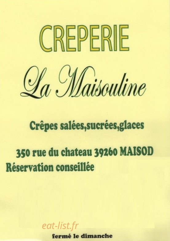 La Maisouline — carte page 1