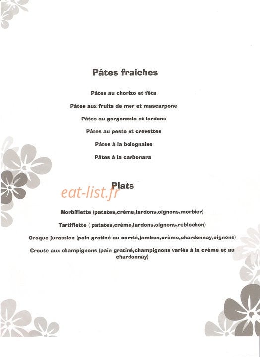 La Maisouline — carte page 8