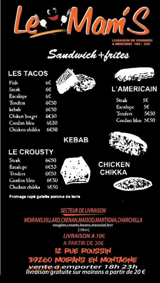 Le Mam's — carte page 1