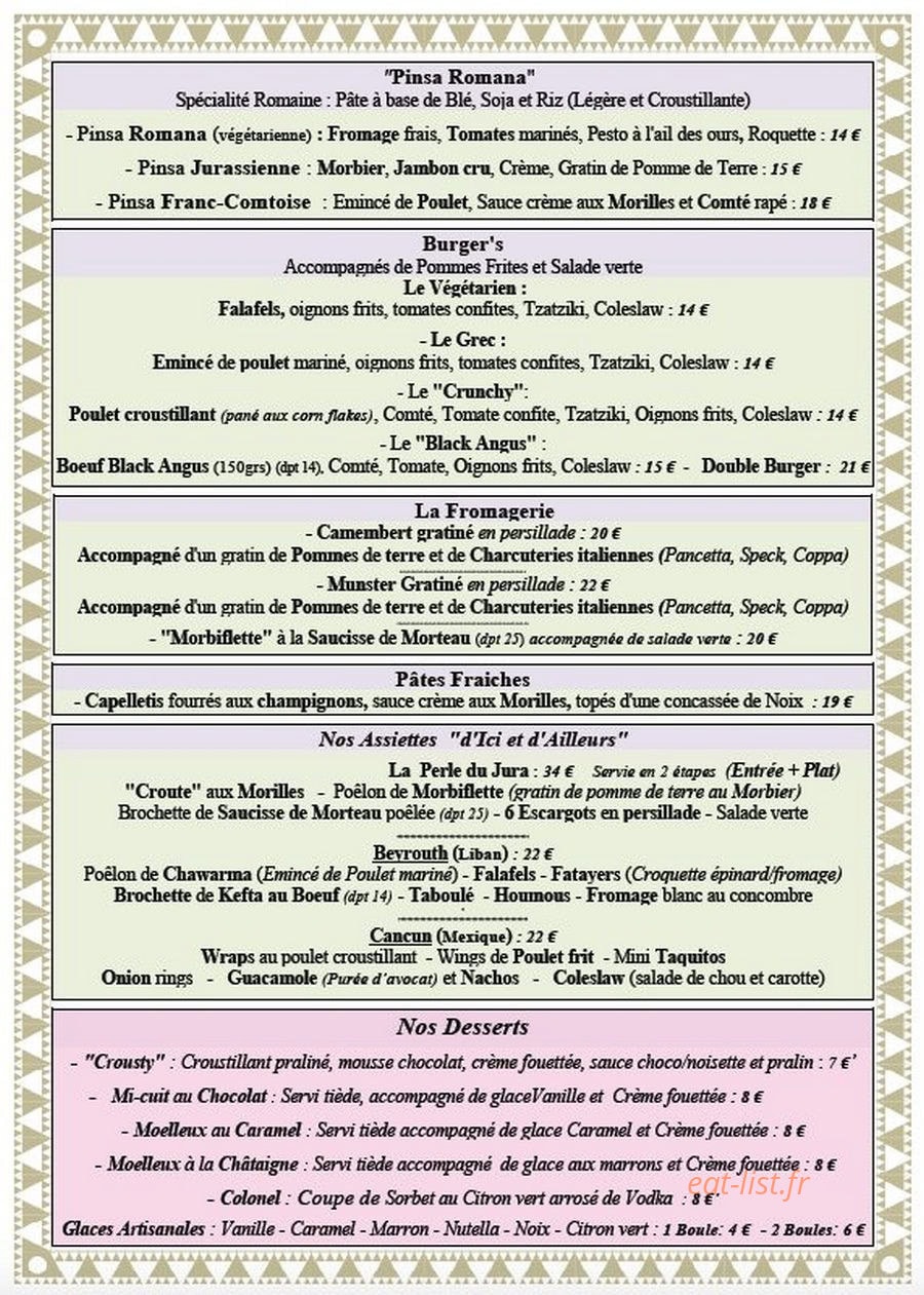 L'atelier — carte page 1
