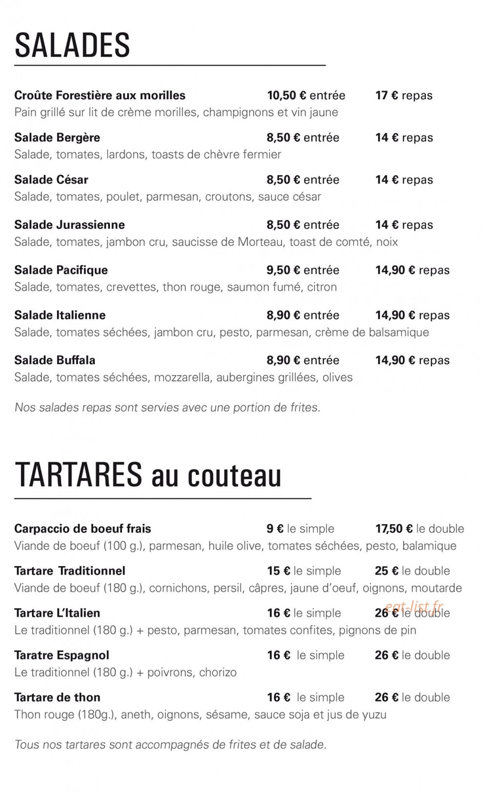 Le San Marco — carte page 2
