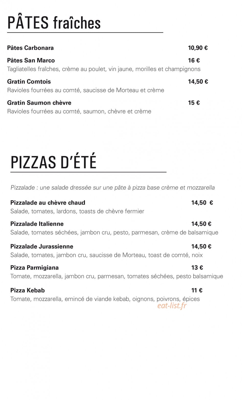 Le San Marco — carte page 5