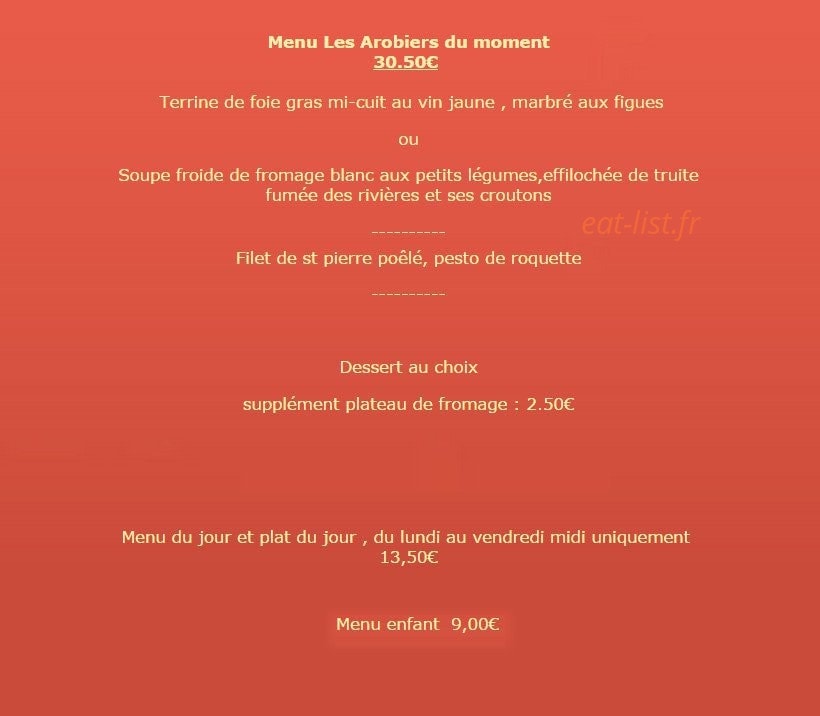 Les Arobiers — carte page 4