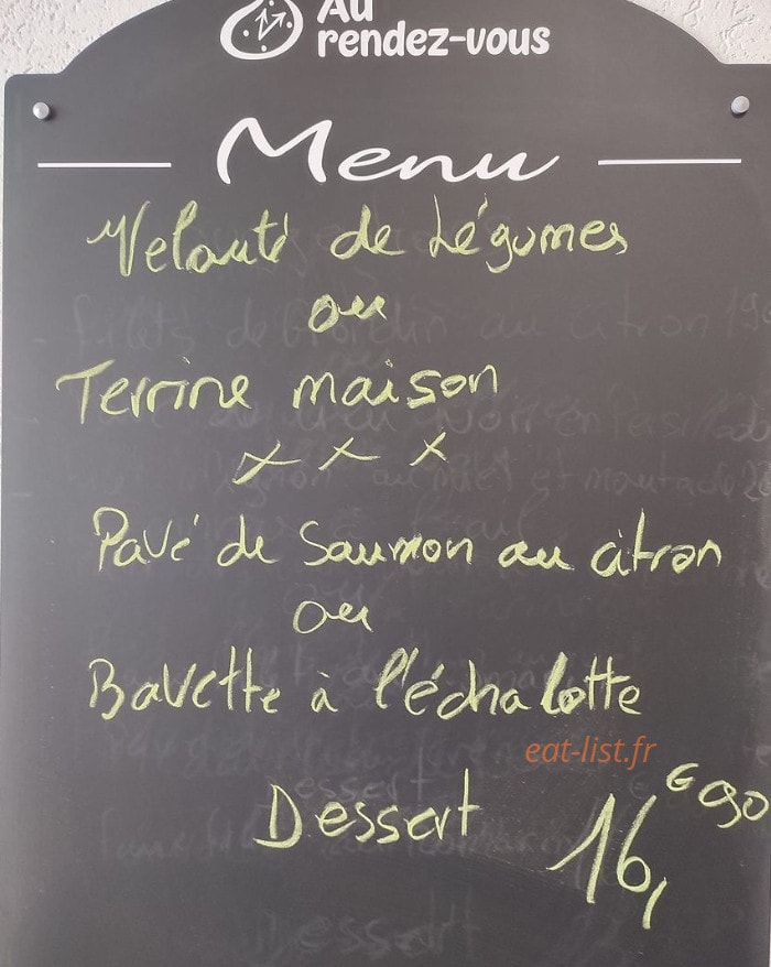 Au rendez vous — carte page 1
