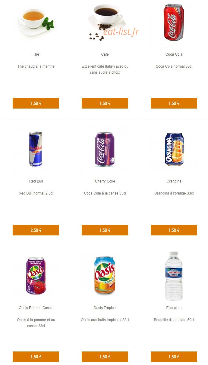 Chez Nab's — carte page 5