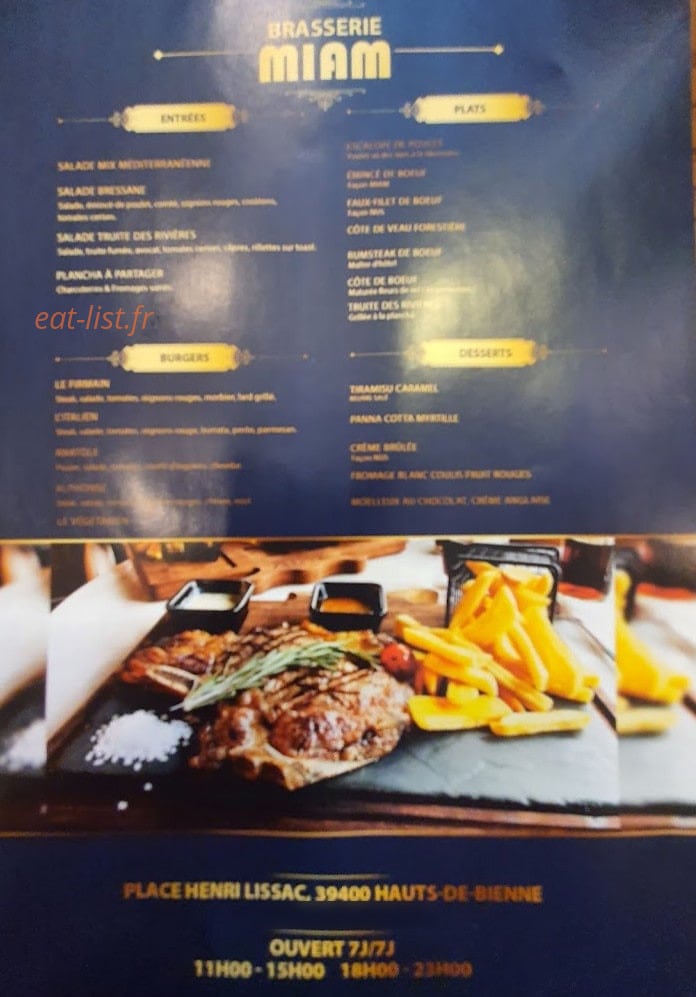 Miam — carte page 1