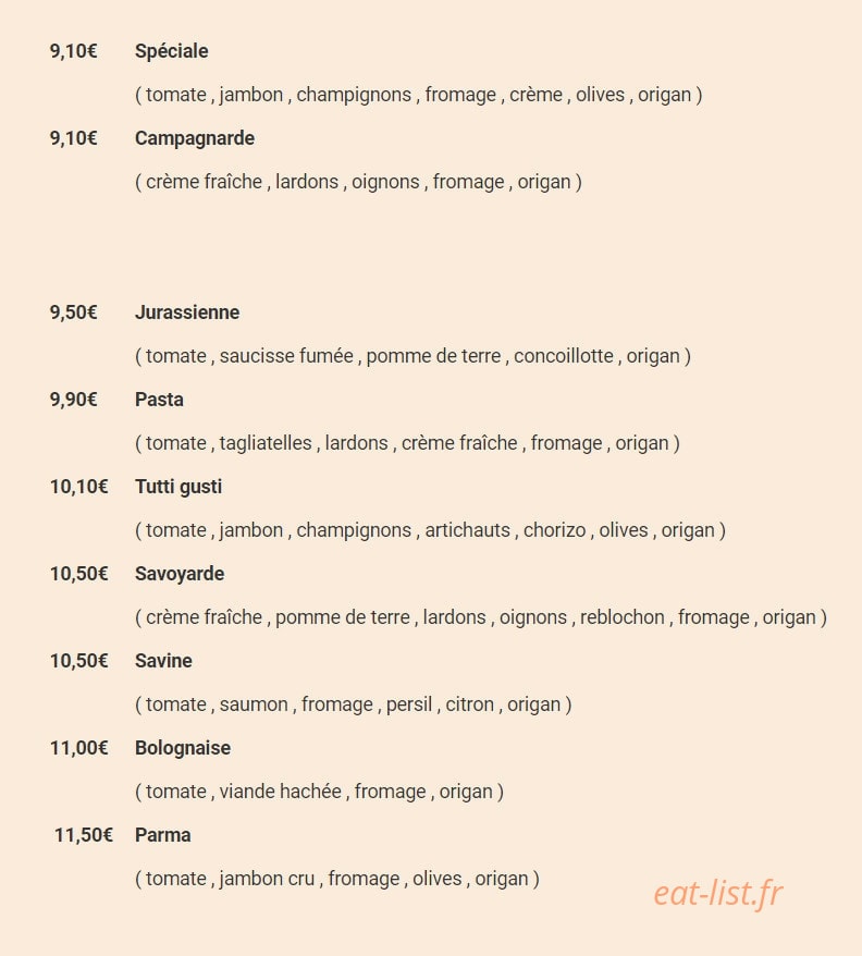 Le Col — carte page 7