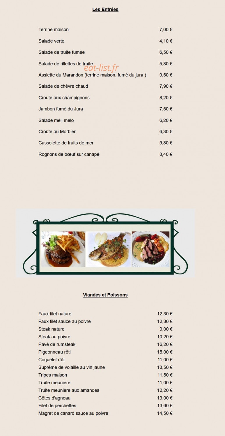 Le Marandon — carte page 1
