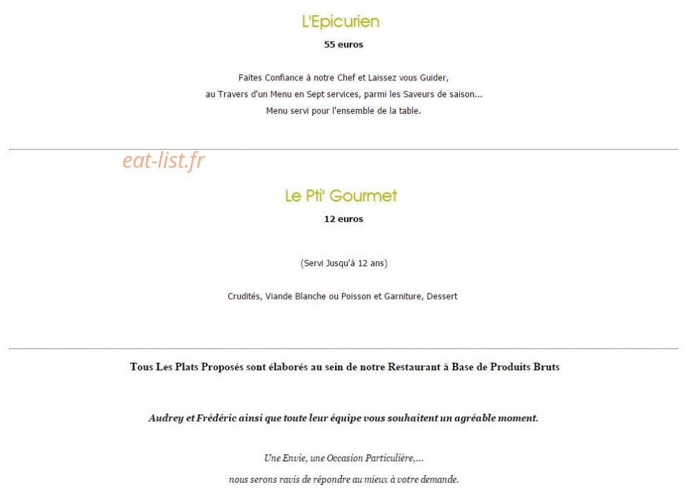 L'épicurien — carte page 4