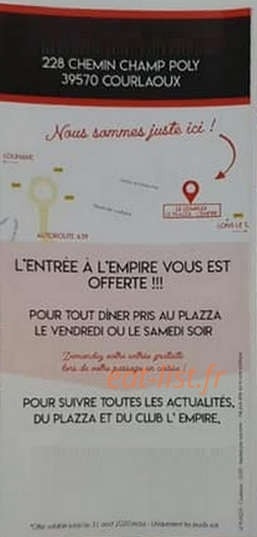 Le Plazza — carte page 6