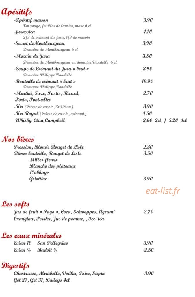 Maison des vins — carte page 3