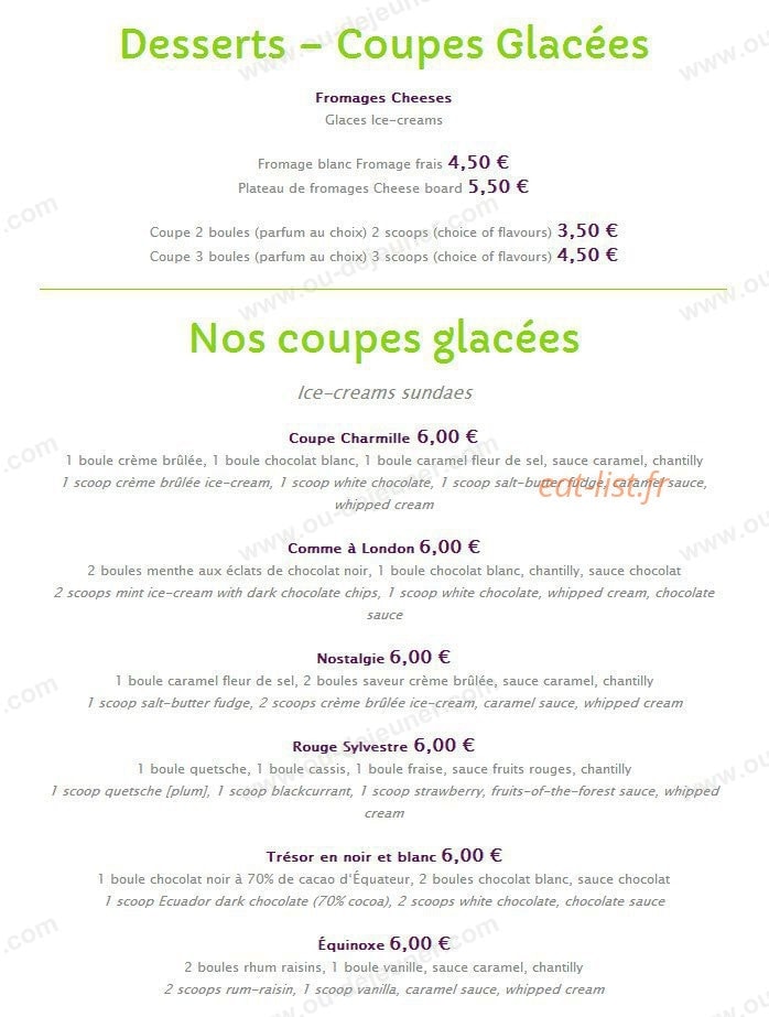 La Charmille — carte page 7