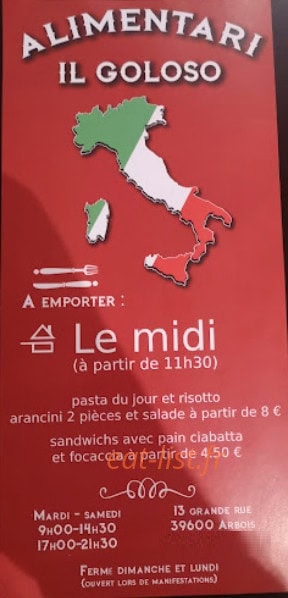 Alimentari il goloso — carte page 1