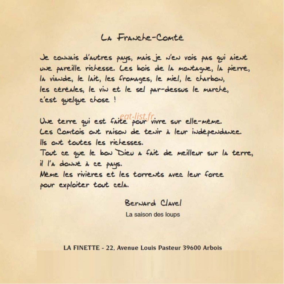 La Finette Taverne — carte page 12