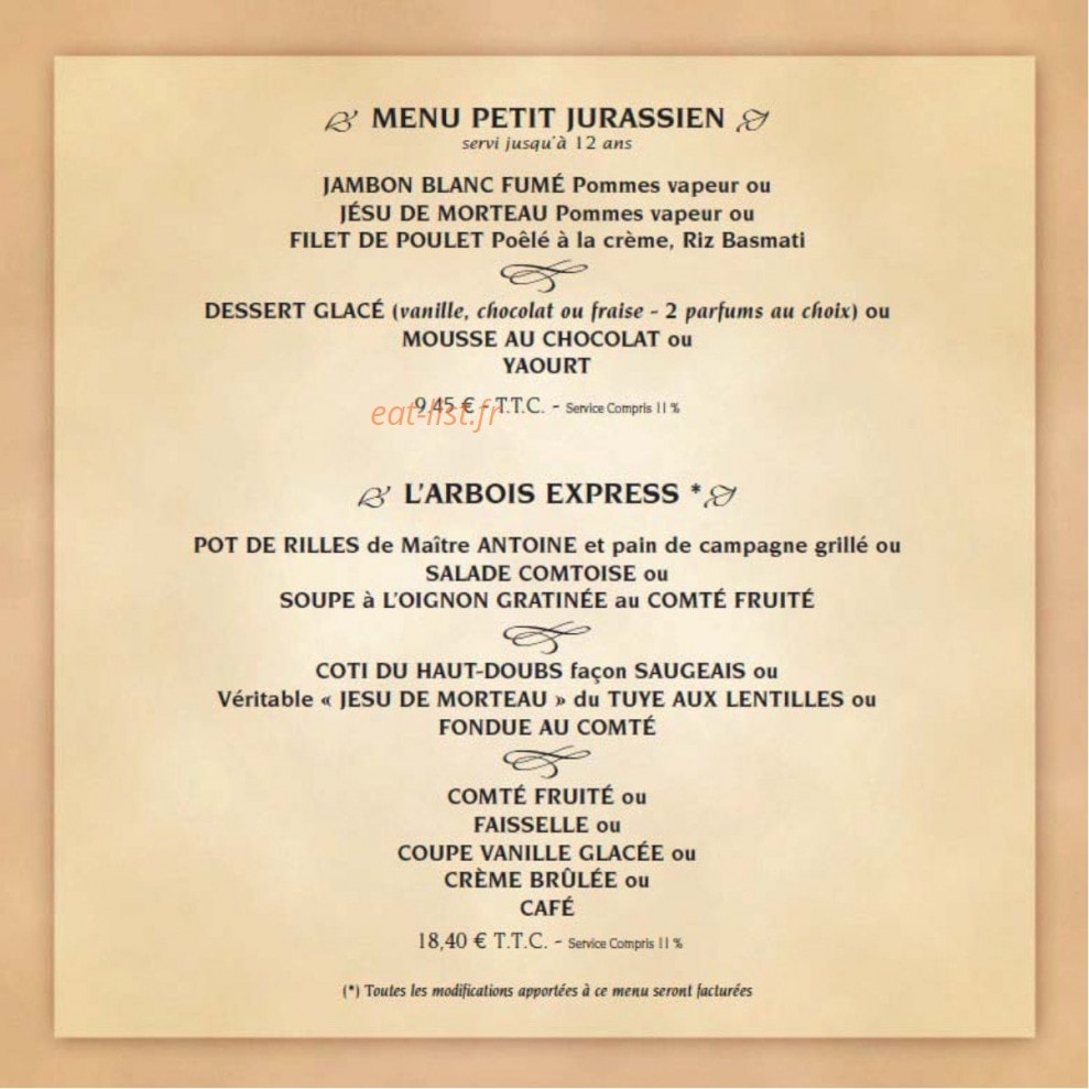 La Finette Taverne — carte page 9