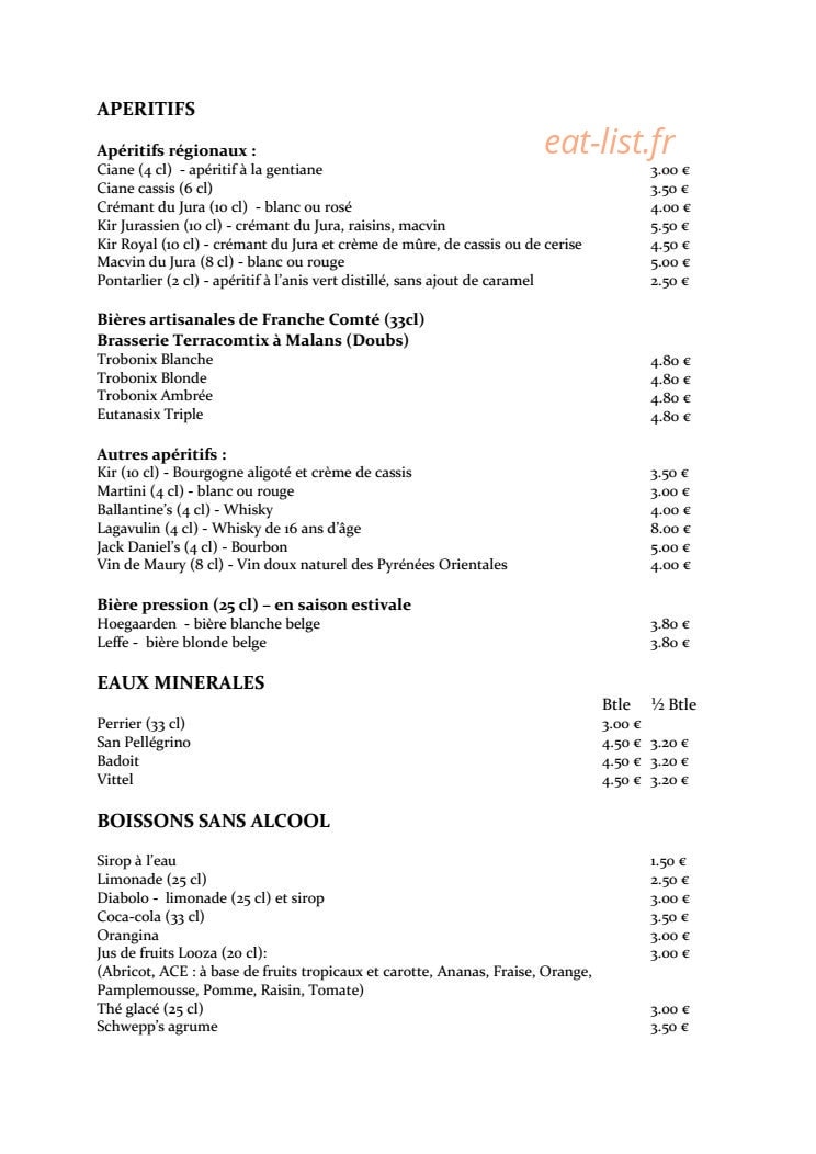 Les Arcades — carte page 8