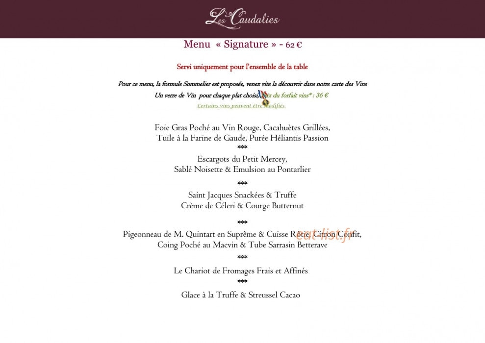 Les Caudalies — carte page 2
