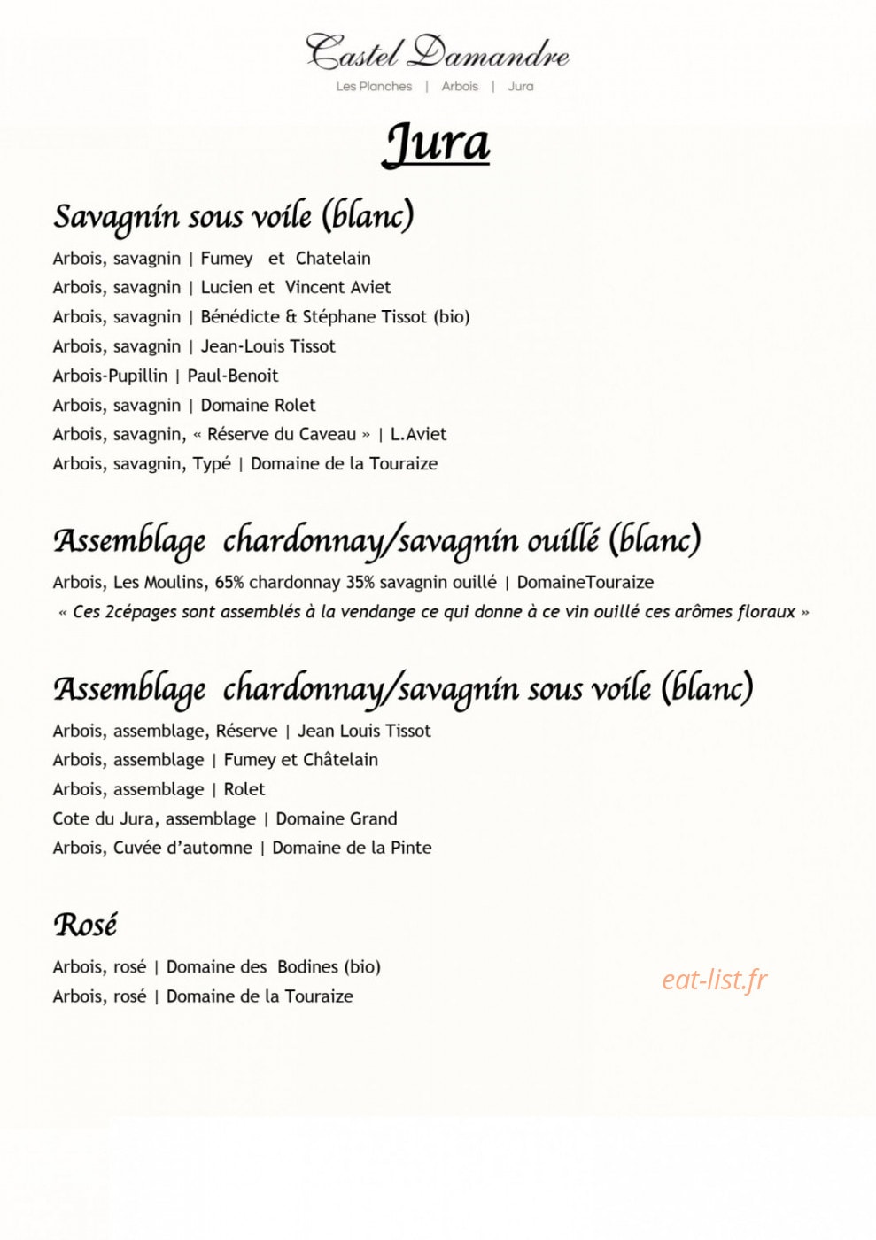 Castel Damandre — carte page 4