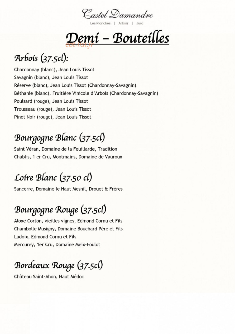 Castel Damandre — carte page 7