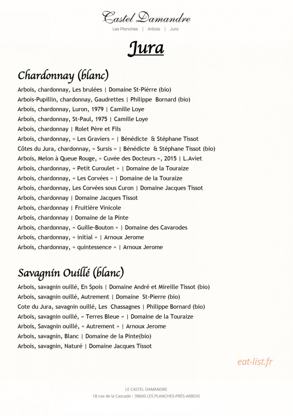 Castel Damandre — carte page 3