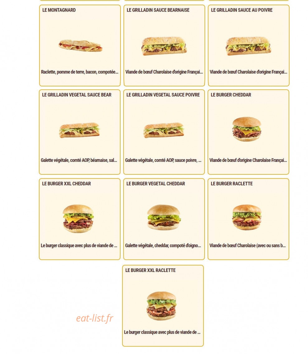 Pomme de Pain — carte page 3