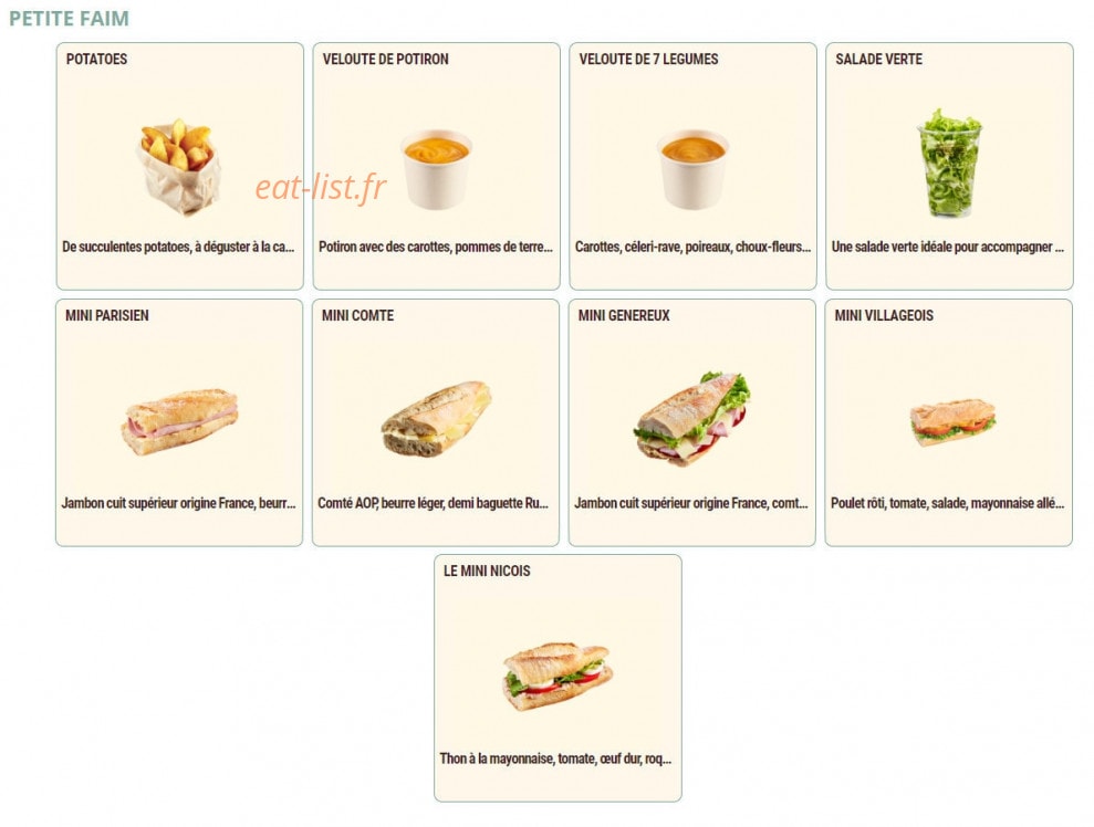 Pomme de Pain — carte page 7