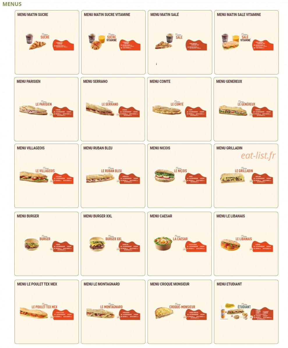 Pomme de Pain — carte page 11