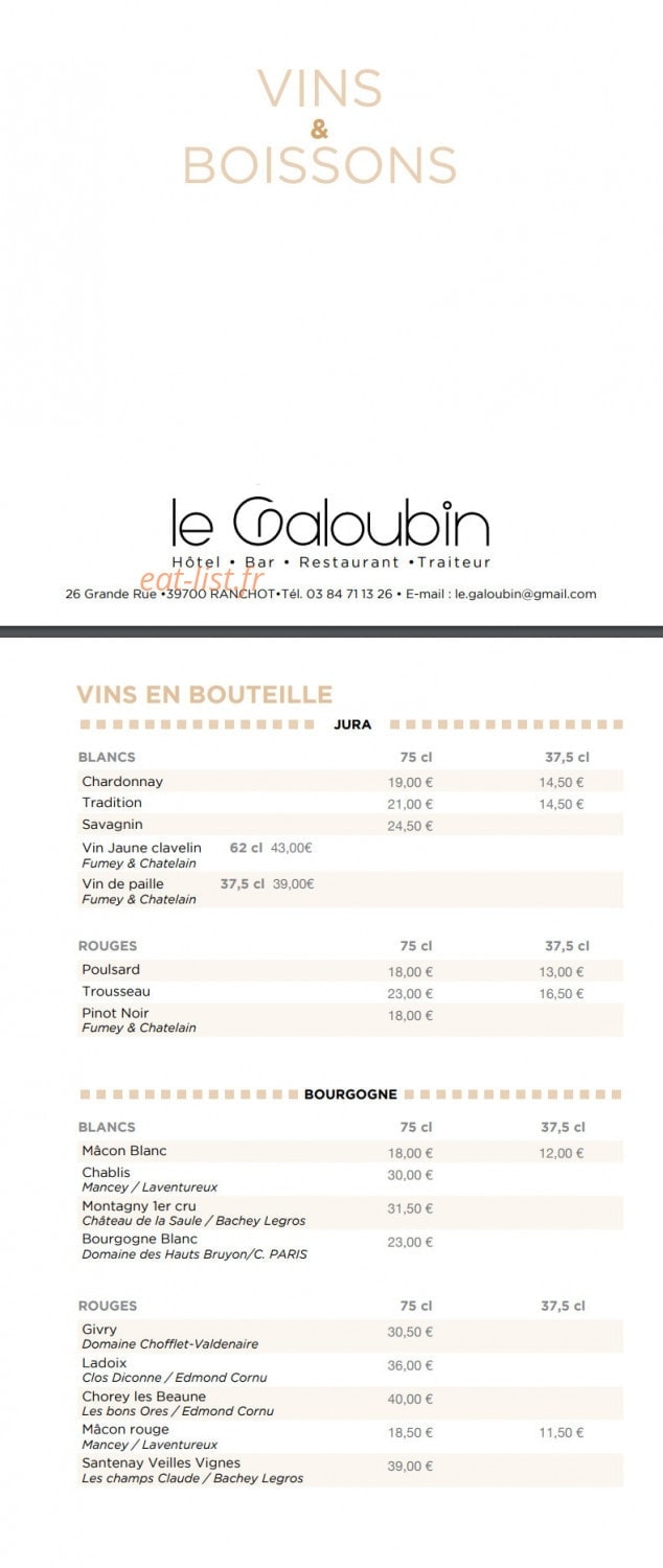 Le Galoubin — carte page 6