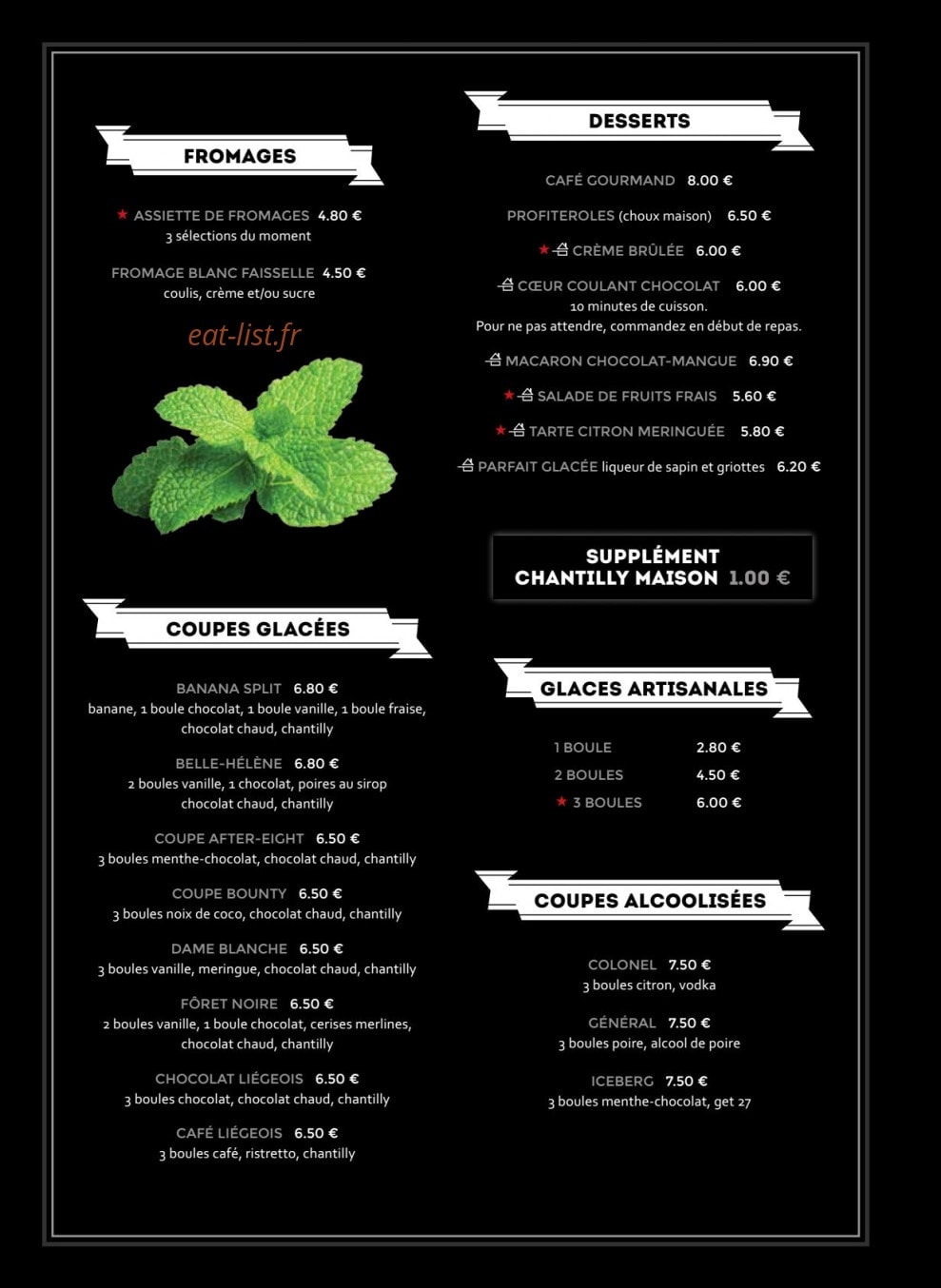 La Case Bambou — carte page 5