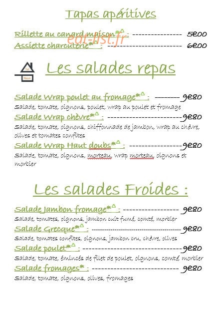 La Gribouillette — carte page 1