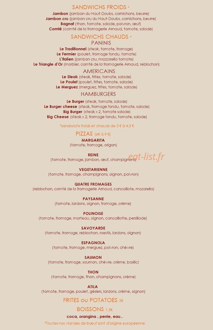 La Sergenterie — carte page 8
