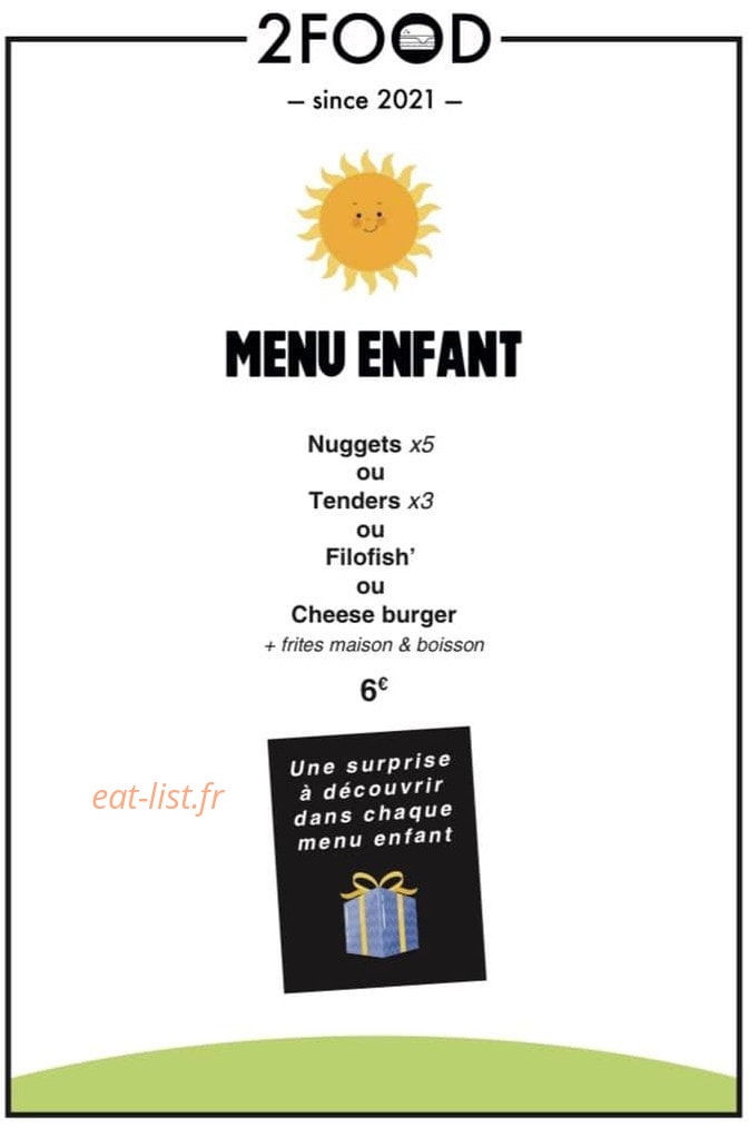 2Food — carte page 3